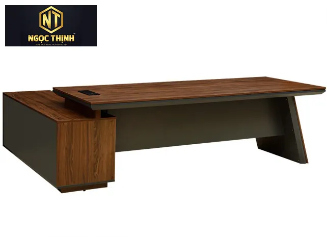 Bàn lãnh đạo Luxury cao cấp gỗ công nghiệp phủ Melamine chất lượng cao LUXB2620V4